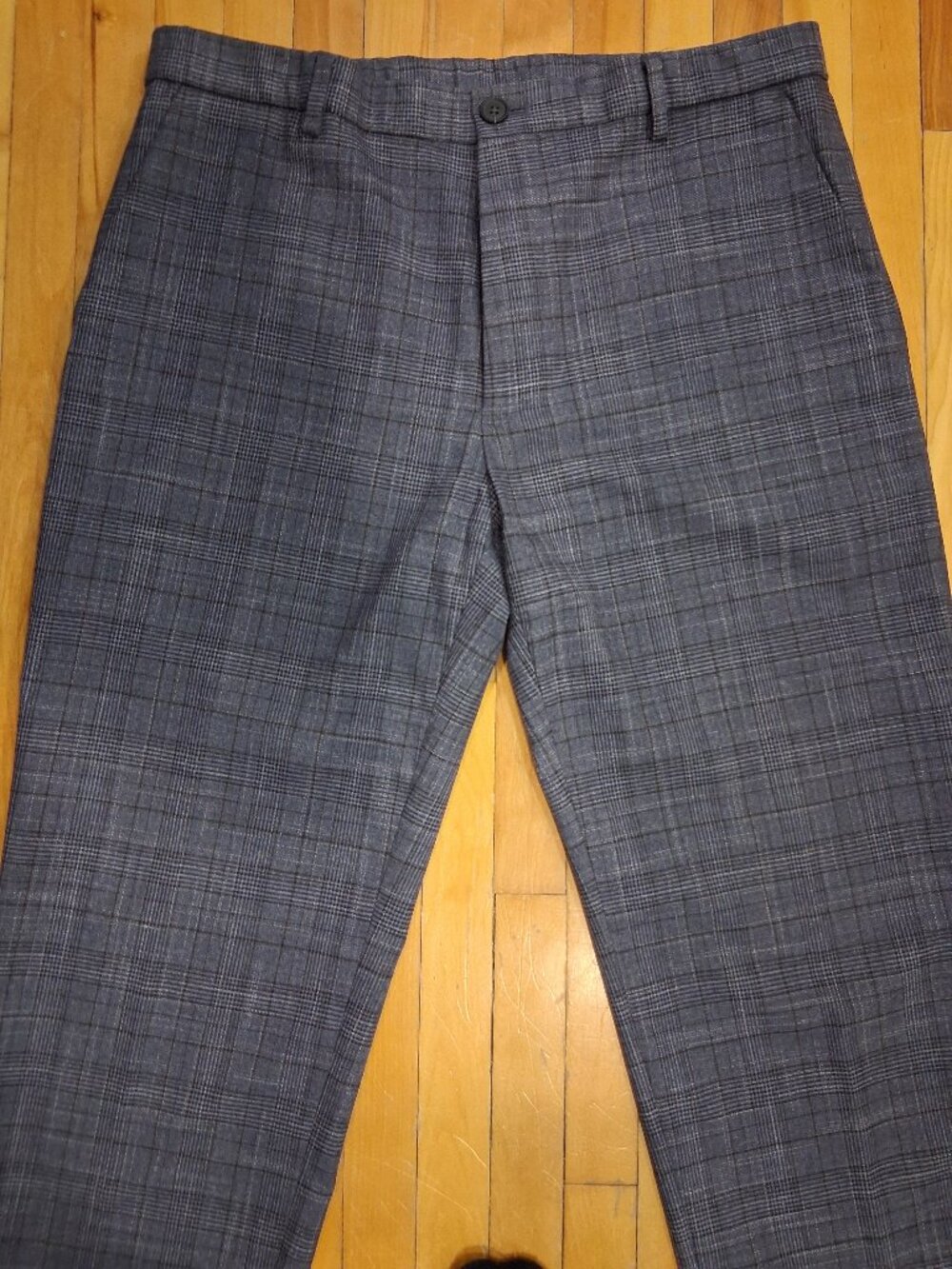 Michael Strahan Blue Men Dress Pants